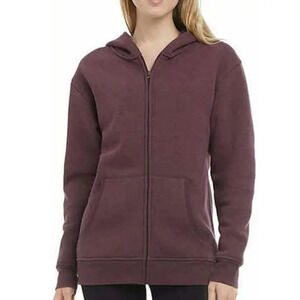 Danskin Women's Ultra Cozy Full Zip Hooded Jacket - hoodie small